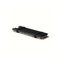 Axagon CLR-M2L3 système de refroidissement d’ordinateur M.2 NVMe SSD, Disque électronique Dissipateur thermique/Radiateur Noir 1