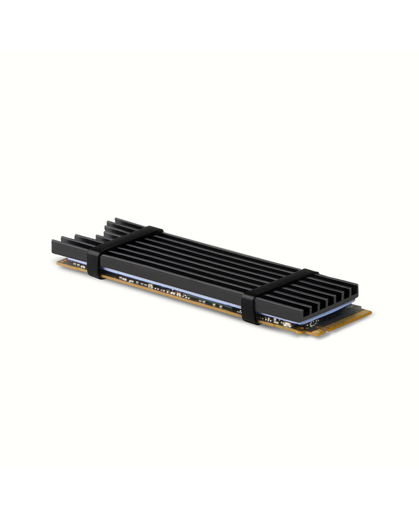 Axagon CLR-M2L3 système de refroidissement d’ordinateur M.2 NVMe SSD, Disque électronique Dissipateur thermique/Radiateur Noir 1