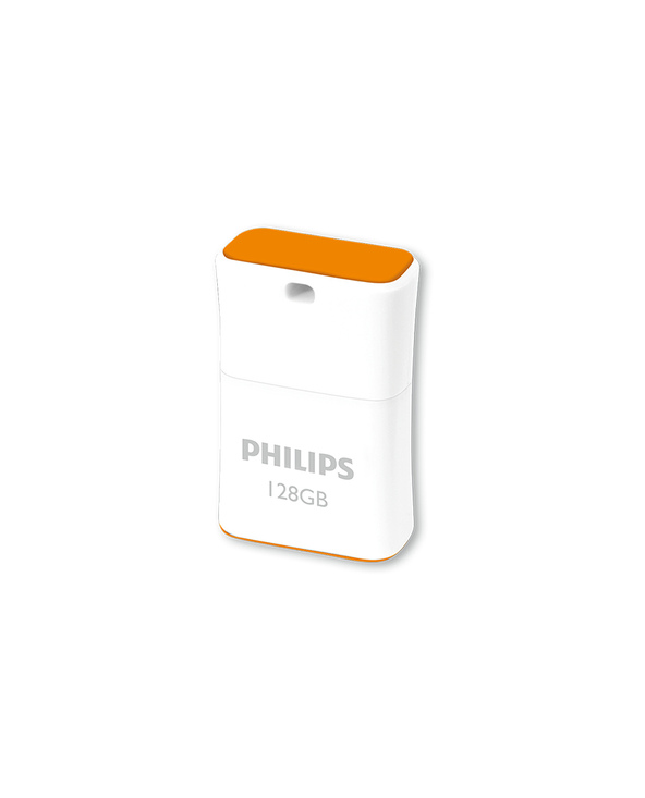 Philips Pico lecteur USB flash 128 Go USB Type-A 2.0 Orange, Blanc