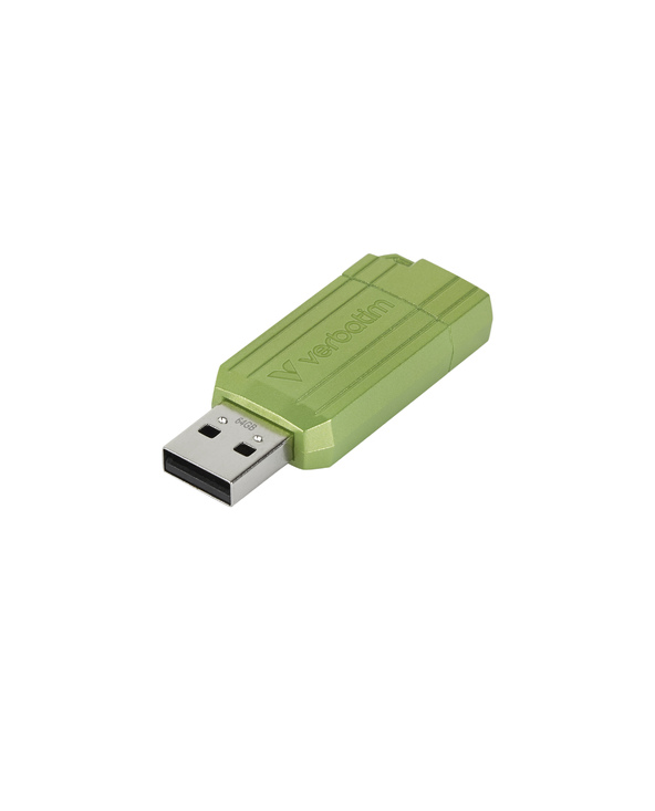 Verbatim Store n Go Pinstripe USB 2.0 Eucalyptus Green 64GB - USB-Stick - 64 GB lecteur USB flash 64 Go USB Type-A Bleu
