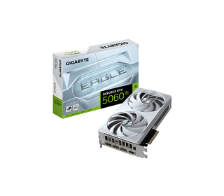 GIGABYTE GeForce RTX 5060 Ti EAGLE OC ICE 16G Carte Graphique – 16 Go GDDR7, 128 bits, PCI-E 5.0, 2617 MHz Fréquence du processe