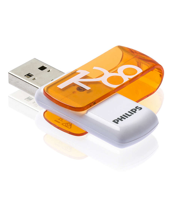 Philips FM12FD05B lecteur USB flash 128 Go USB Type-A 2.0 Orange, Blanc