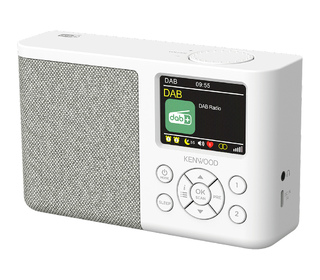 Kenwood CR-M33DAB Radio portable Numérique Blanc