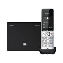 Gigaset BasicLine IP + COMFORT 500HX Téléphone DECT Identification de l'appelant Noir, Argent