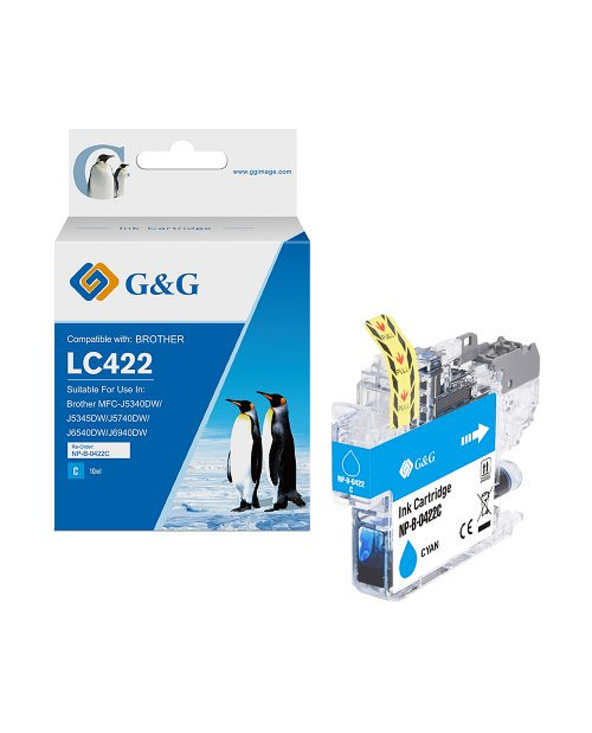 G&G 20581 cartouche d'encre 1 pièce(s) Compatible Cyan
