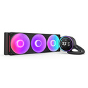 NZXT Kraken Elite 420 RGB Processeur Kit watercooling 14 cm Noir 1 pièce(s)
