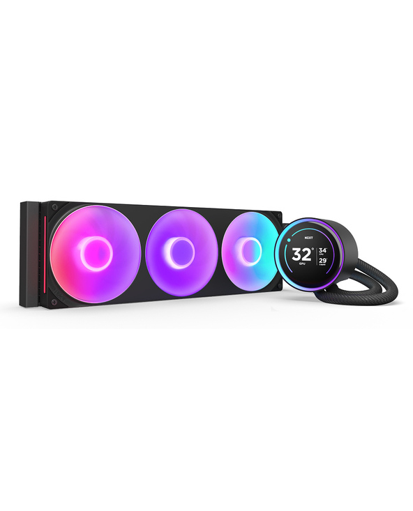 NZXT Kraken Elite 420 RGB Processeur Kit watercooling 14 cm Noir 1 pièce(s)