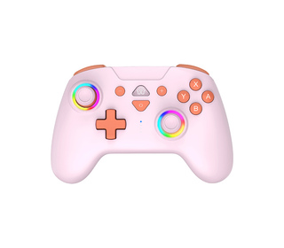 Subsonic - Manette Switch / Switch Oled sans fil – Manette pour Switch avec LED, vibrations et gyroscope – Rose bonbon