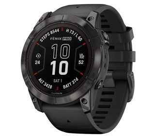 Garmin fēnix 7X Pro 3,56 cm (1.4") MIP 51 mm Numérique 280x280 pixels Écran tactile Noir Wifi GPS (satellite)