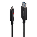 Lindy Câble hybride USB 3.2 5Gbit/s Type A vers C 10 m