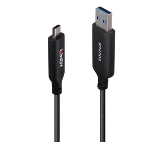 Lindy Câble hybride USB 3.2 5Gbit/s Type A vers C 10 m