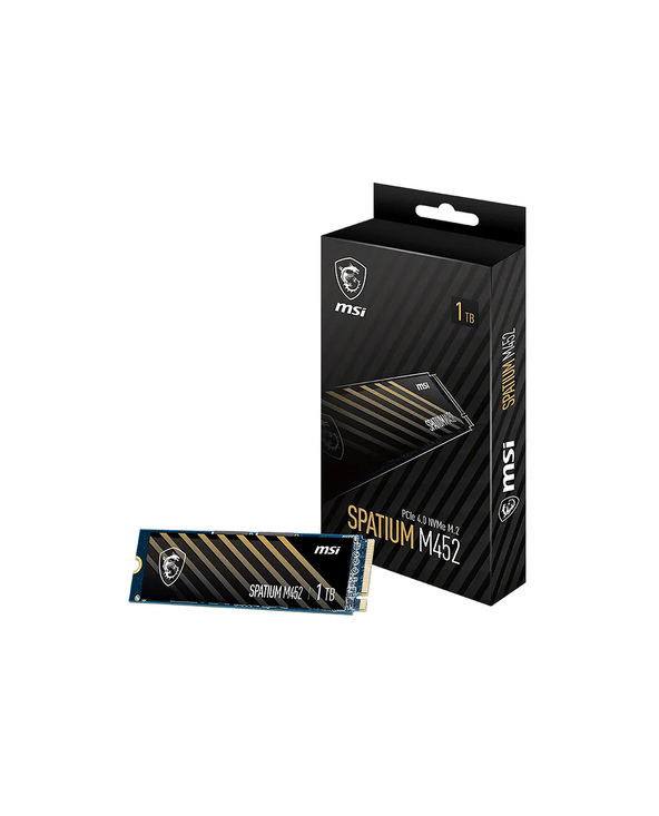 MSI SPATIUM M452 PCIE 4.0 NVME M.2 1TB disque SSD 1 To PCI Express 4.0 3D NAND