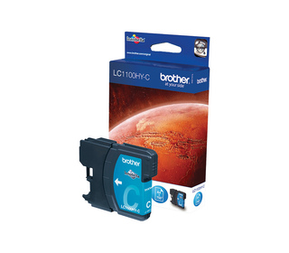 Brother Cartouche d'encre LC1100HYC originale à haut rendement – Cyan