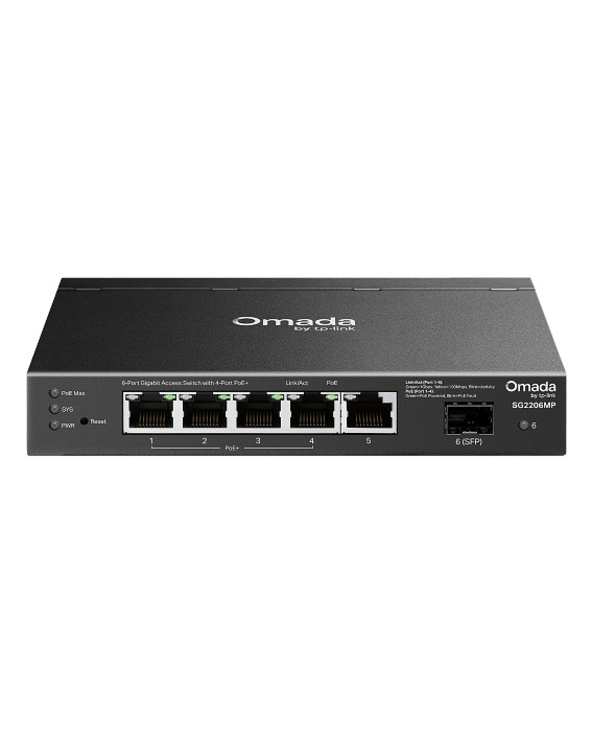 TP-Link Omada SG2206MP commutateur réseau L2 Gigabit Ethernet (10/100/1000) Connexion Ethernet, supportant l'alimentation via ce