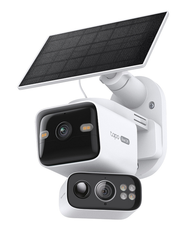 TP-Link Tapo Solar-Pow Dual-Lens Pan/Tilt Sec Cam Kit dispositif de sécurité pour maison intelligente