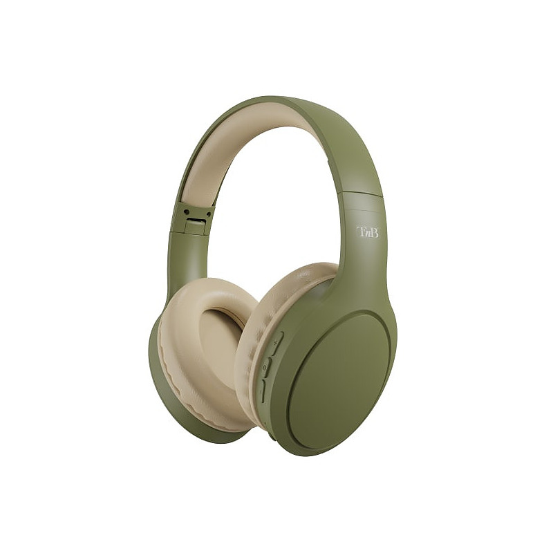 T'nB CBTONEGN casque Casques Avec fil &sans fil Arceau USB Type-C Bluetooth Olive