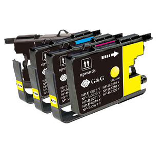 G&G NP-B-1240BK*4/C/M/Y*2 cartouche d'encre 4 pièce(s) Compatible Noir, Jaune, Cyan, Magenta