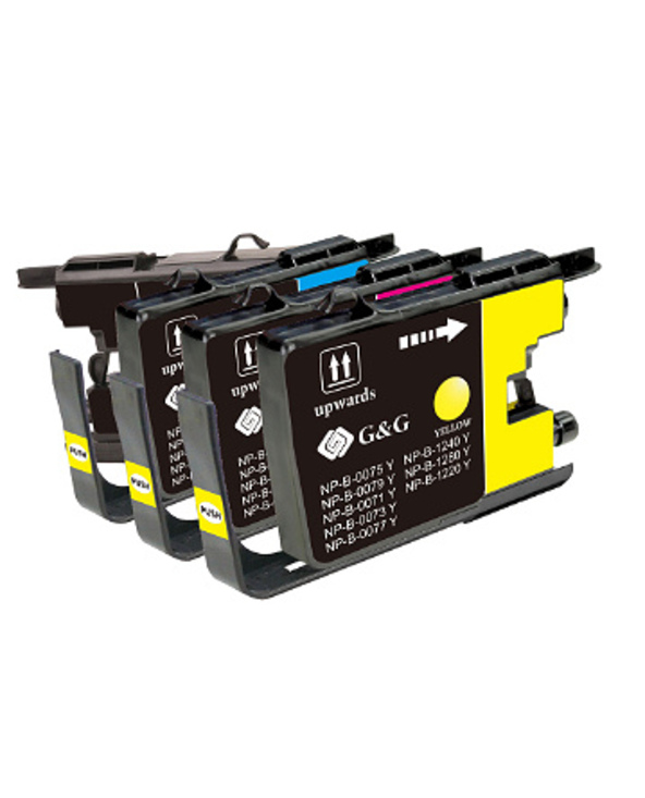 G&G NP-B-1240BK*4/C/M/Y*2 cartouche d'encre 4 pièce(s) Compatible Noir, Jaune, Cyan, Magenta