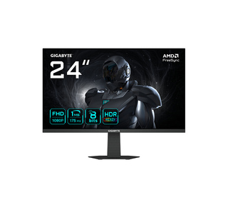 GIGABYTE GS24F14A MONITEUR GAMING 24” FHD - 1920 X 1080, 175HZ, 1MS, 400 CD/M², FREESYNC, HDR READY, HDMI 2.0, DISPLAYPORT 1.4 2
