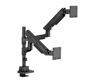 ICY BOX IB-MS702-T support d'écran plat pour bureau 144,8 cm (57") Noir