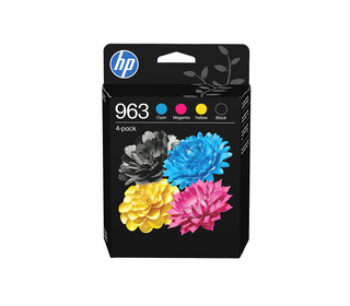 HP 963 Pack de 4 cartouches d'encre Noir/Cyan/Magenta/Jaune authentiques
