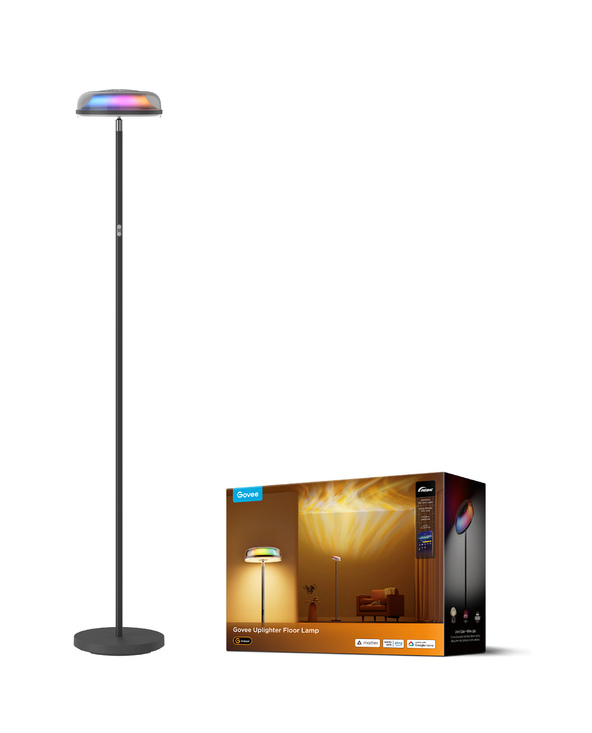 Govee Uplighter Floor Lamp Éclairage de plancher intelligent Wi-Fi/Bluetooth