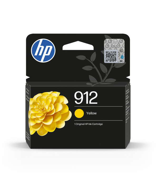 HP 912 Cartouche d'encre jaune authentique