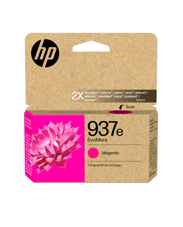 HP 937e Cartouche d’encre authentique Magenta EvoMore