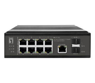 LevelOne IGP-1091 Géré L3 2.5G Ethernet (100/1000/2500) Connexion Ethernet, supportant l'alimentation via ce port (PoE) Montage 