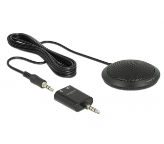 DeLOCK 65873 microphone Noir Microphone de table