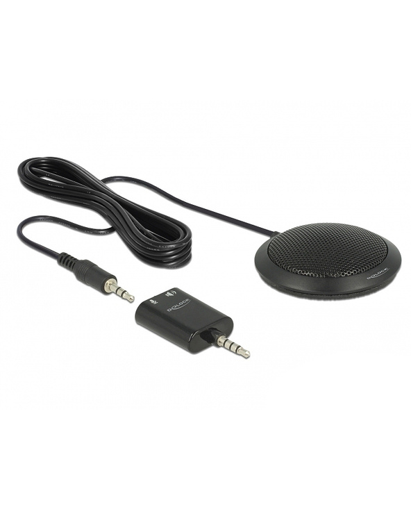 DeLOCK 65873 microphone Noir Microphone de table