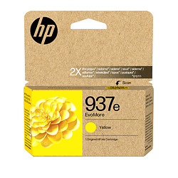 HP 937e Cartouche d’encre authentique Jaune EvoMore