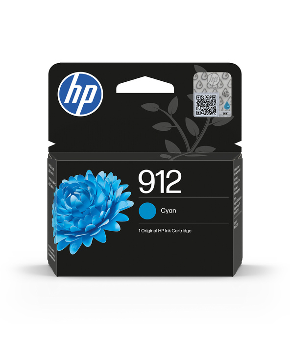HP 912 Cartouche d'encre cyan authentique