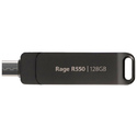 Patriot Memory Rage R550 lecteur USB flash 128 Go USB Type-A / USB Type-C 3.2 Gen 1 (3.1 Gen 1) Noir