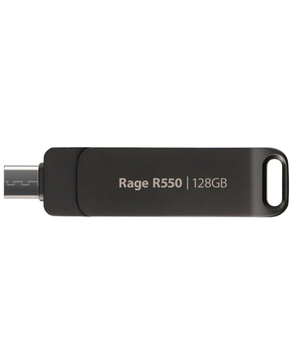 Patriot Memory Rage R550 lecteur USB flash 128 Go USB Type-A / USB Type-C 3.2 Gen 1 (3.1 Gen 1) Noir
