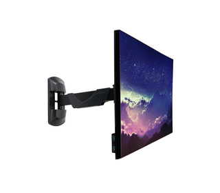 Lindy 40713 support d'écran plat pour bureau 66 cm (26") Mur Noir