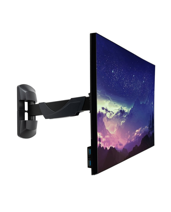 Lindy 40713 support d'écran plat pour bureau 66 cm (26") Mur Noir