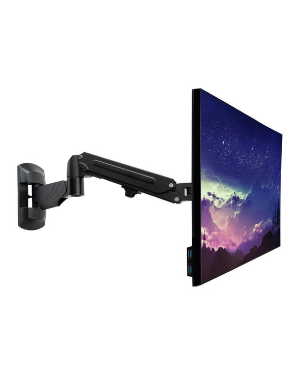 Lindy 40712 support d'écran plat pour bureau 81,3 cm (32") Mur Noir
