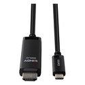 Lindy 43434 câble vidéo et adaptateur 2 m USB Type-C HDMI Noir