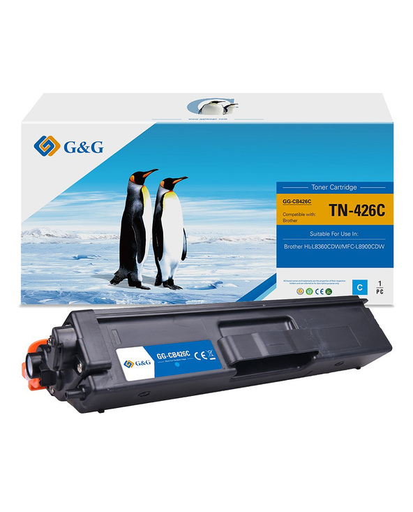 G&G 14749 Cartouche de toner 1 pièce(s) Compatible Cyan