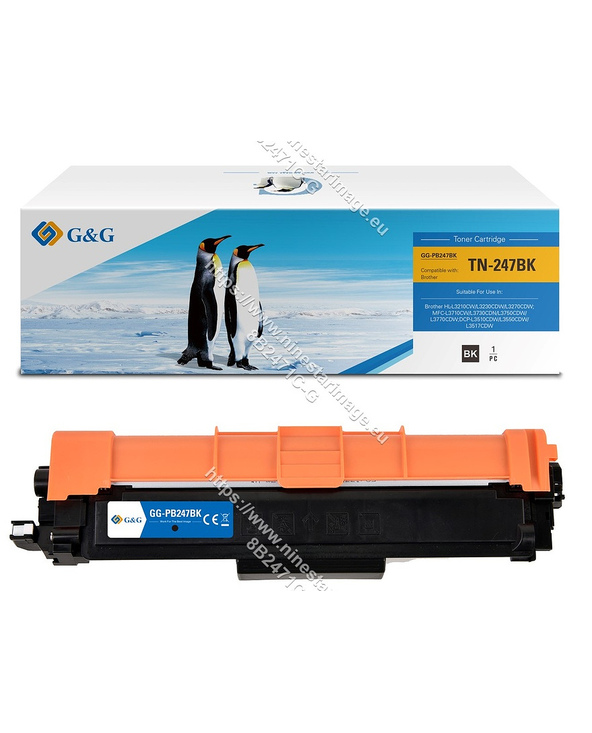G&G 16020 Cartouche de toner 1 pièce(s) Compatible Noir