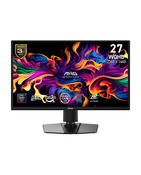 MSI MAG 272QP QD-OLED X24 26.5" Wide Quad HD 0,03 ms Noir