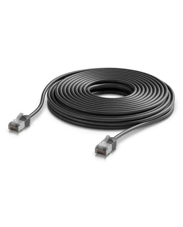 Ubiquiti UACC-Cable-Patch-Outdoor-C6A-12M-BK câble de réseau Noir Cat6a F/UTP (FTP)