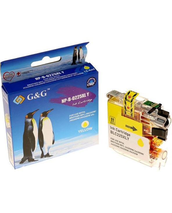 G&G 14538 cartouche d'encre 1 pièce(s) Compatible Rendement élevé (XL) Jaune