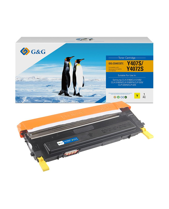 G&G 14454 Cartouche de toner 1 pièce(s) Compatible Jaune