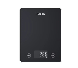 Renpho Calibra 1L Noir Comptoir Rectangle Balance de ménage électronique