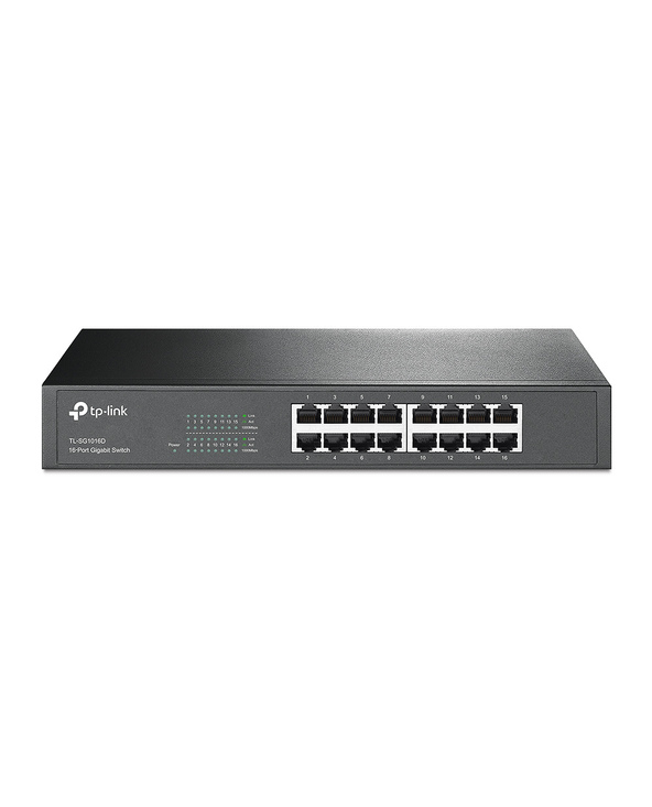 TP-Link TL-SG1016D(UN) commutateur réseau Non-géré L2 Gigabit Ethernet (10/100/1000) Noir