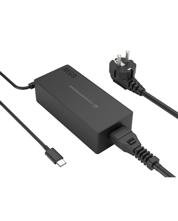 Conceptronic OZUL09BE adaptateur de puissance & onduleur Intérieure 65 W Noir