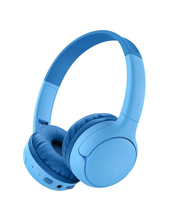 Belkin AUD012HQBL casque Avec fil &sans fil Arceau Musique Bluetooth Bleu