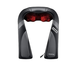 Renpho U-Neck Go masseur Dos, Jambes, Épaules Gris, Noir